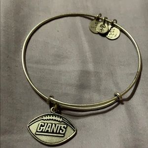 Alex and Ani New York Giants Silvertone Bracelet
